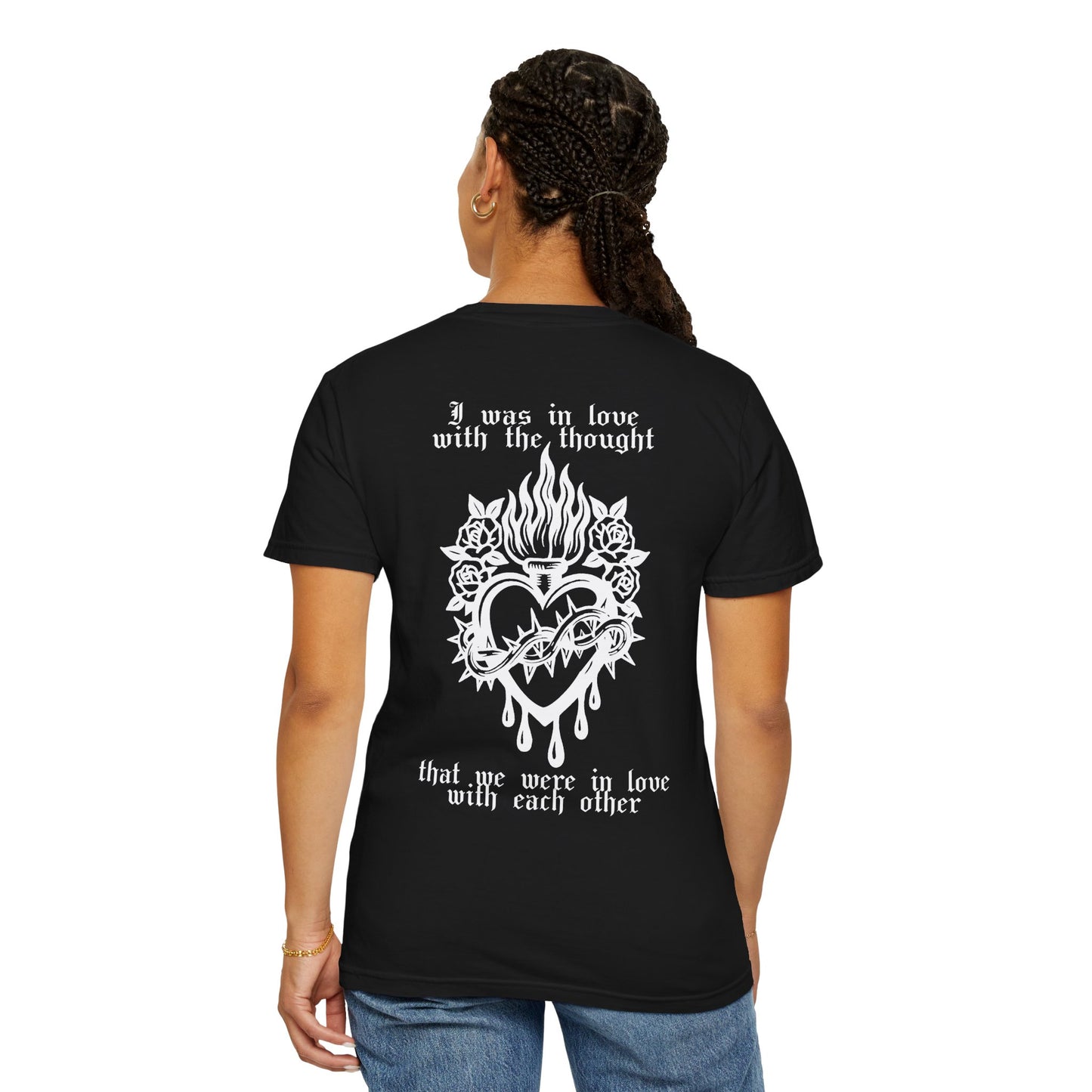 Sacred Heart Traditional Tattoo Unisex T-Shirt - Sleep Token 'Gethsemane' Lyrics Tee