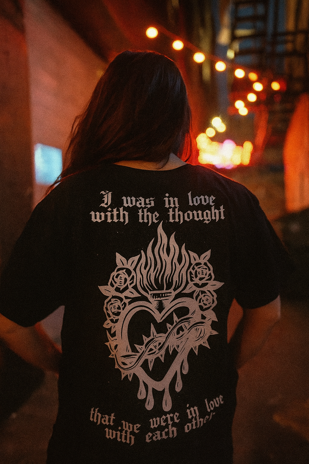 Sacred Heart Traditional Tattoo Unisex T-Shirt - Sleep Token 'Gethsemane' Lyrics Tee