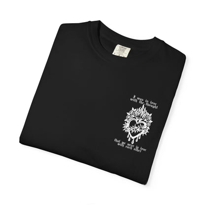 Sacred Heart Traditional Tattoo Unisex T-Shirt - Sleep Token 'Gethsemane' Lyrics Tee