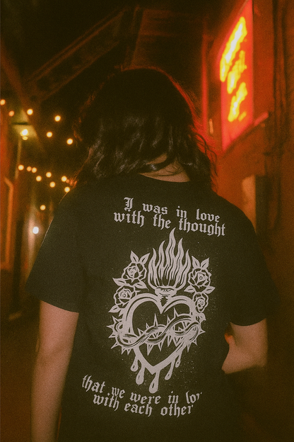 Sacred Heart Traditional Tattoo Unisex T-Shirt - Sleep Token 'Gethsemane' Lyrics Tee