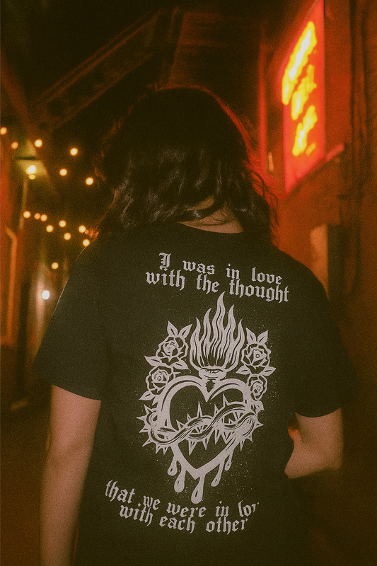 Sacred Heart Traditional Tattoo Unisex T-Shirt - Sleep Token 'Gethsemane' Lyrics Tee